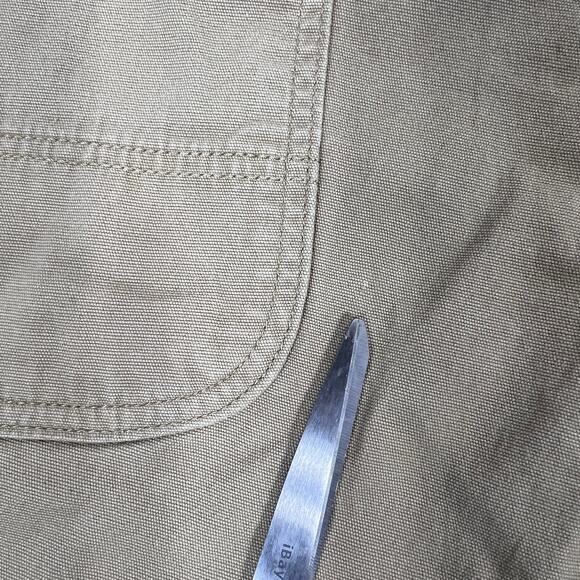 Carhartt Relaxed Fit Work Pants Men's 42x30 Dark Khaki Rugged Flex Canvas 102291 - Picture 10 of 10